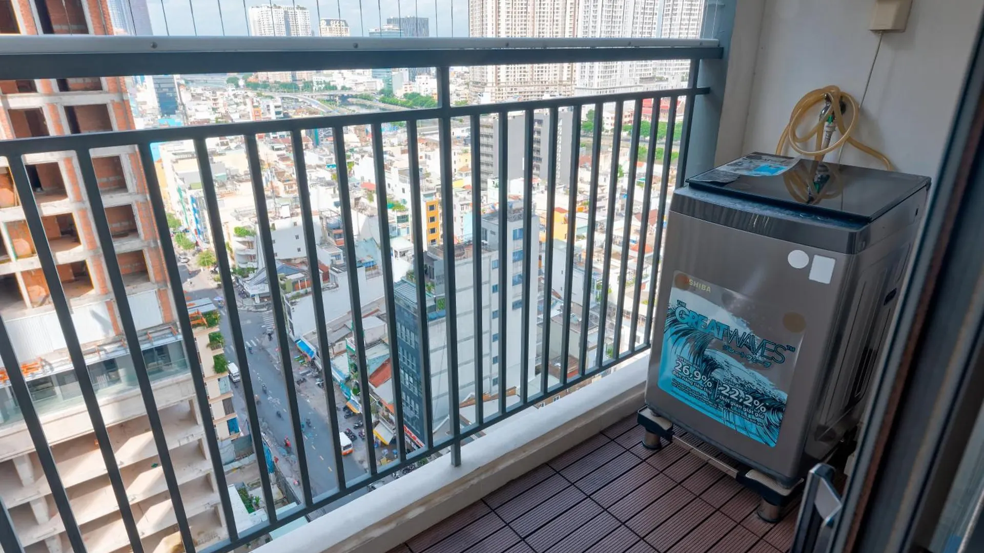 Smile Home - Soho Apartment Balcony - Modern Comfortable Хошимин Апарт-отель